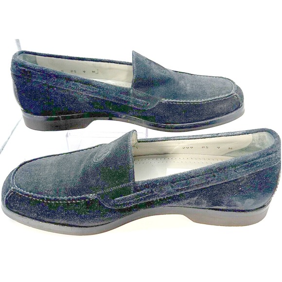 Lorenzo Banfi Milano Suede Loafers Men's 9 Shoe Hand Made Italy Designer ECU - Picture 2 of 9